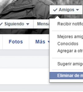 como eliminar amigos de Facebook