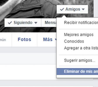 como eliminar amigos de Facebook