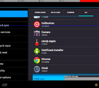 calibrar pantalla android
