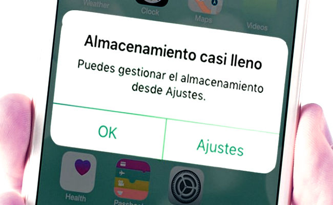 almacenamiento interno lleno