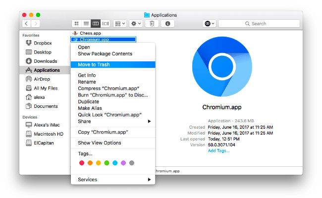 desinstalar Chromium